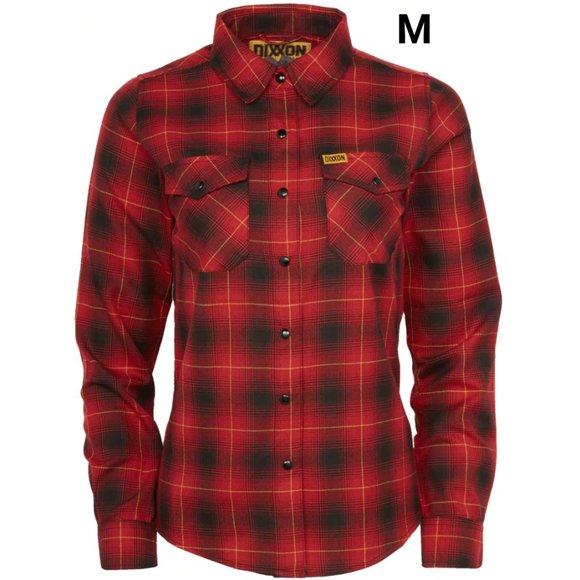 DIXXON x J&P CYCLES Collab The J&P 79 Limited Edition Women's Flannel Shirt M - Picture 1 of 7